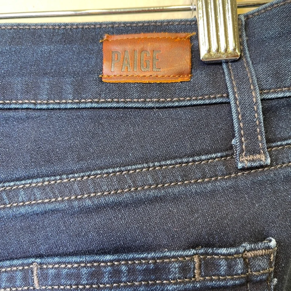 Paige | Verdugo Mid Rise Sleek Skinny Transcend Denim Ankle Jeans - Picture 8 of 13